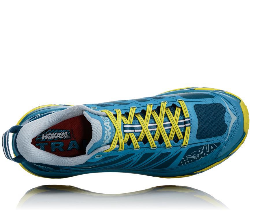 Hoka One One トレイルシューズ メンズ 青 - Mafate Speed 2 - ZQ2019837